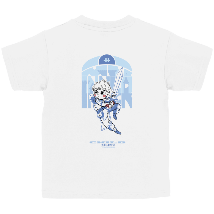Child Paladin - Kinder T - Shirt mit Rückendruck - Textilzauber