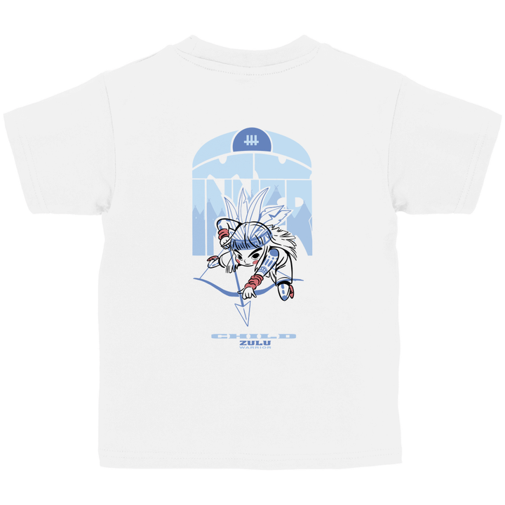 Child Zulu - Kinder T - Shirt mit Rückendruck - Textilzauber