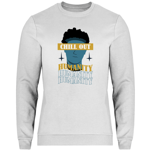 Chill Out Humanity - Herren Sweatshirt - Textilzauber