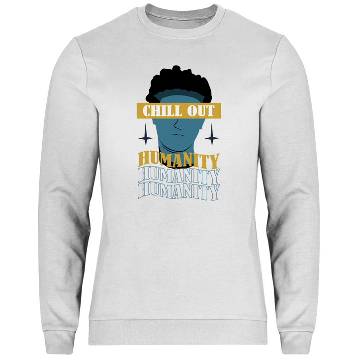 Chill Out Humanity - Herren Sweatshirt - Textilzauber