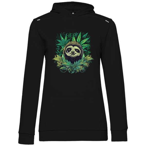 Chillendes Faultier - Damen Hoodie - Textilzauber