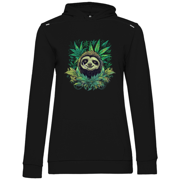 Chillendes Faultier - Damen Hoodie - Textilzauber