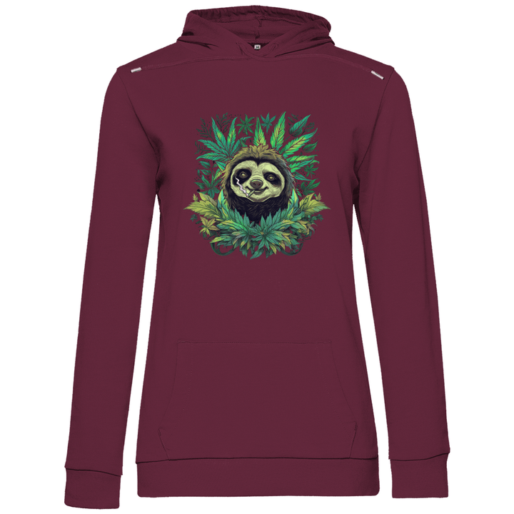 Chillendes Faultier - Damen Hoodie - Textilzauber