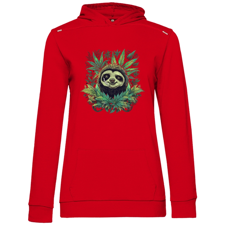 Chillendes Faultier - Damen Hoodie - Textilzauber