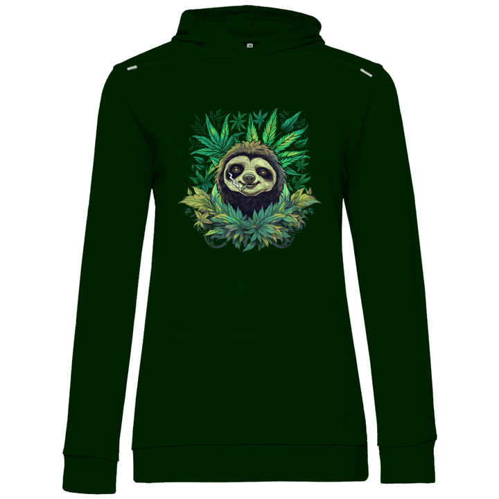 Chillendes Faultier - Damen Hoodie - Textilzauber