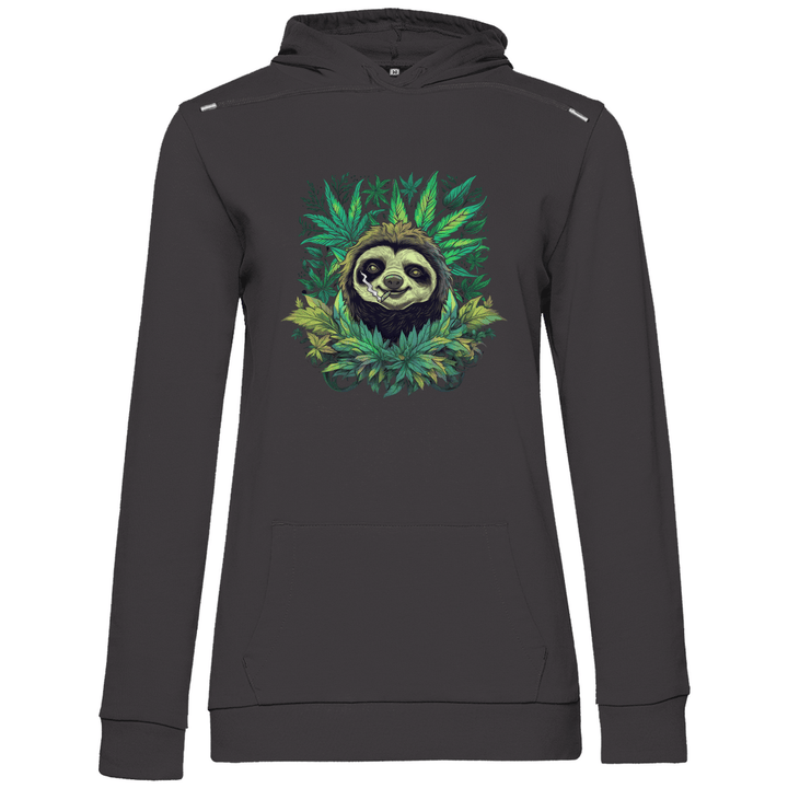 Chillendes Faultier - Damen Hoodie - Textilzauber