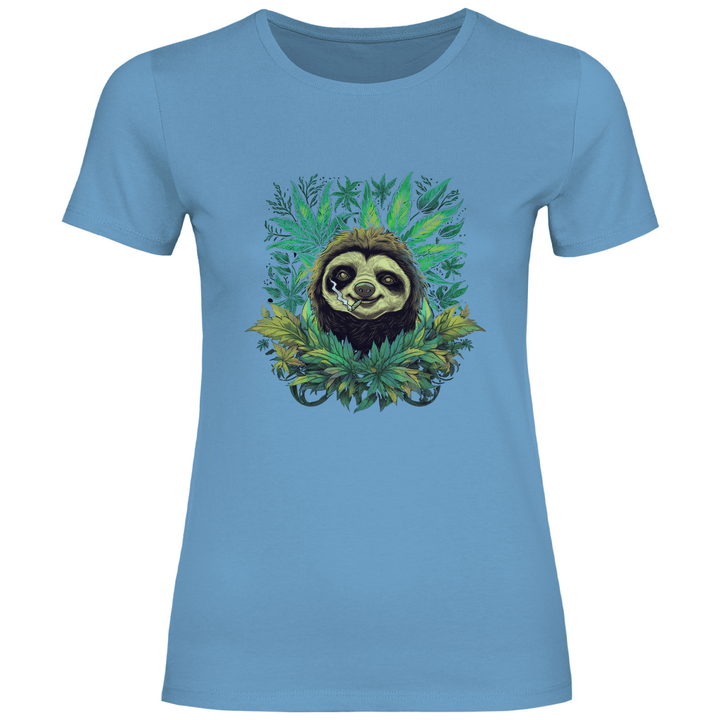 Chillendes Faultier - Damen T - Shirt - Textilzauber
