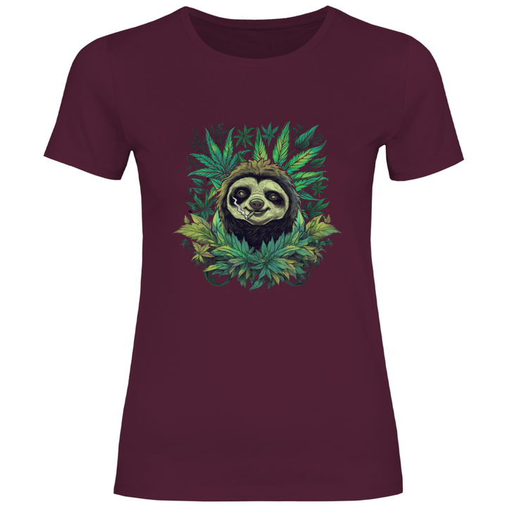 Chillendes Faultier - Damen T - Shirt - Textilzauber