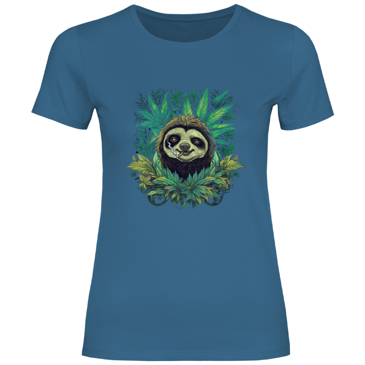Chillendes Faultier - Damen T - Shirt - Textilzauber