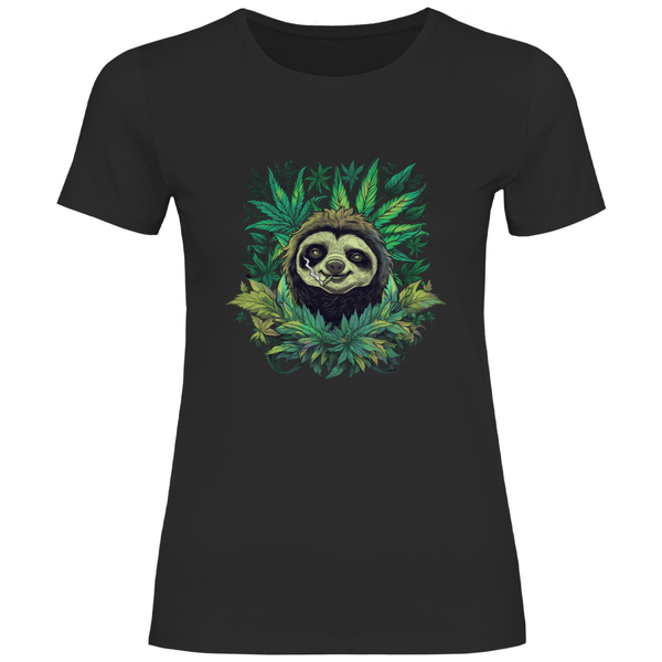 Chillendes Faultier - Damen T - Shirt - Textilzauber