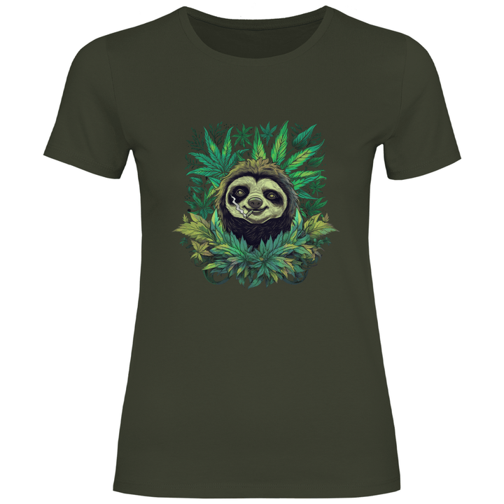 Chillendes Faultier - Damen T - Shirt - Textilzauber