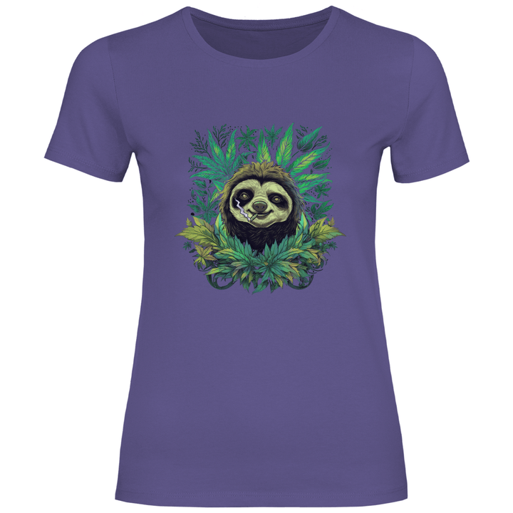 Chillendes Faultier - Damen T - Shirt - Textilzauber