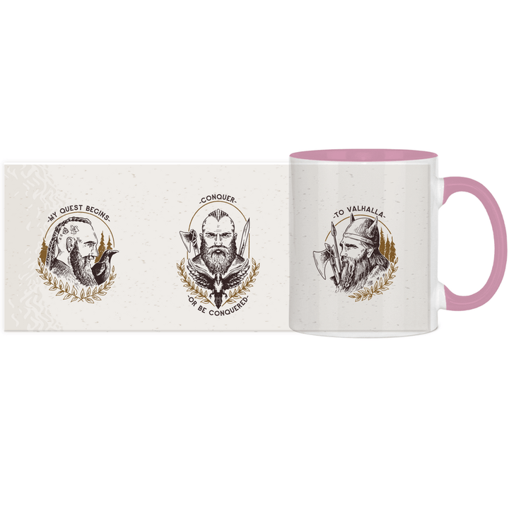 Conquer Quest - Panorama Tasse zweifarbig - Textilzauber