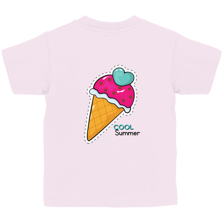 Cool Summer - Kinder T - Shirt mit Rückendruck - Textilzauber