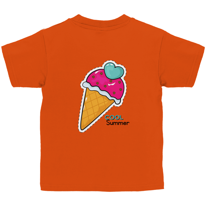 Cool Summer - Kinder T - Shirt mit Rückendruck - Textilzauber