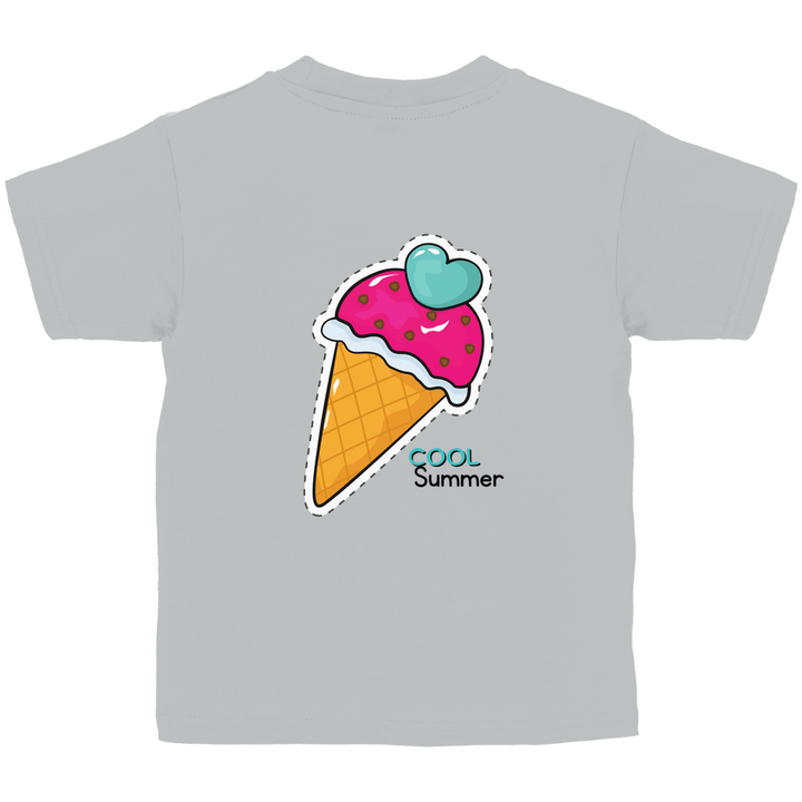 Cool Summer - Kinder T - Shirt mit Rückendruck - Textilzauber