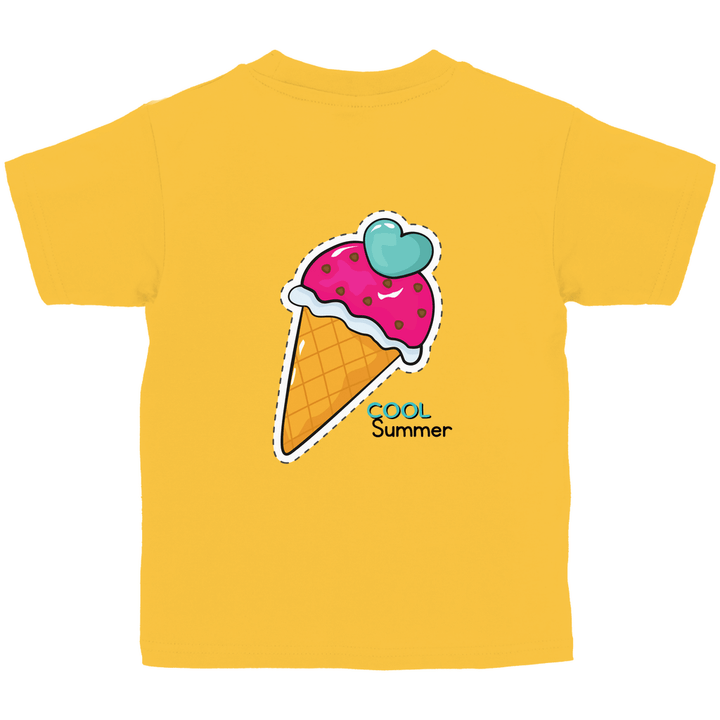 Cool Summer - Kinder T - Shirt mit Rückendruck - Textilzauber