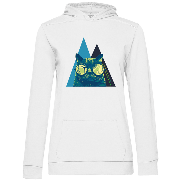 Coole Katze - Damen Hoodie - Textilzauber