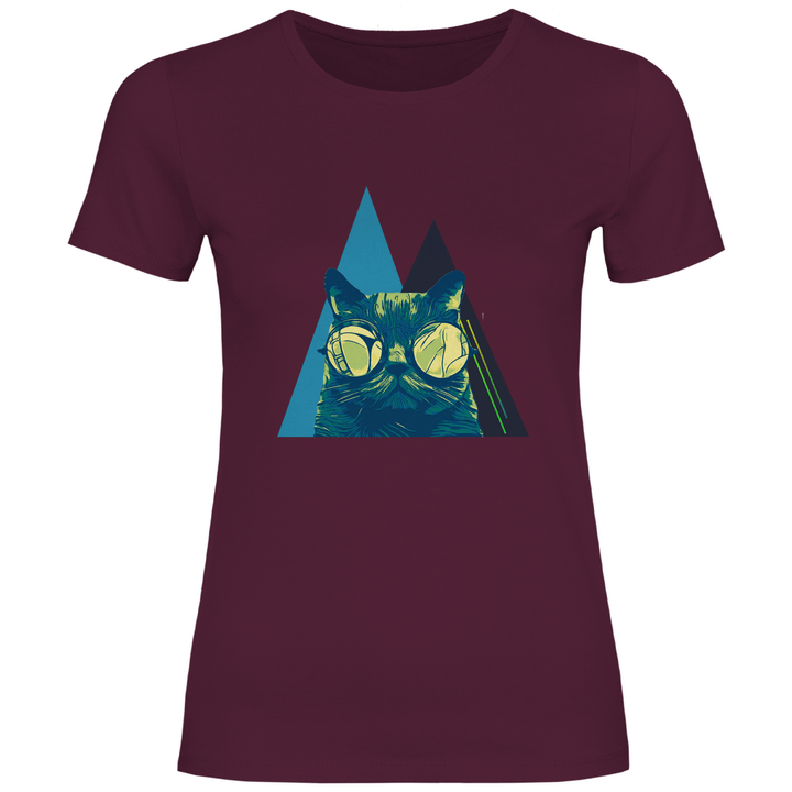 Coole Katze - Damen T - Shirt - Textilzauber