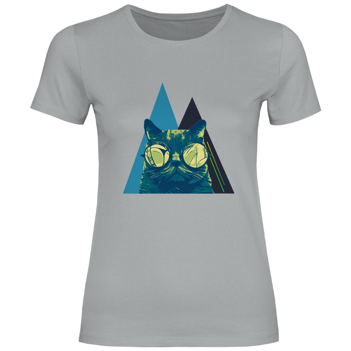 Coole Katze - Damen T - Shirt - Textilzauber