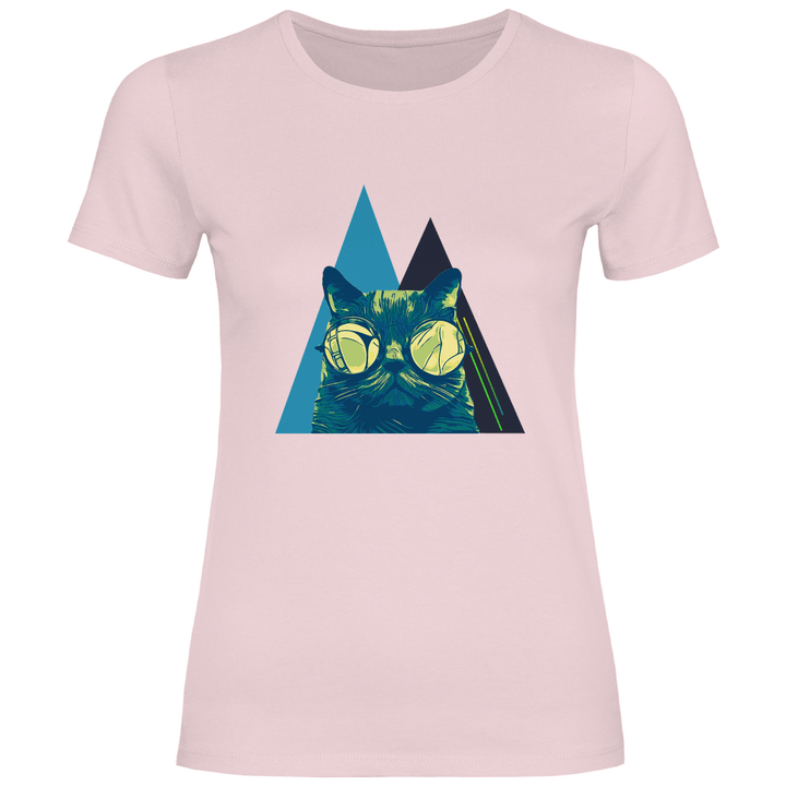 Coole Katze - Damen T - Shirt - Textilzauber