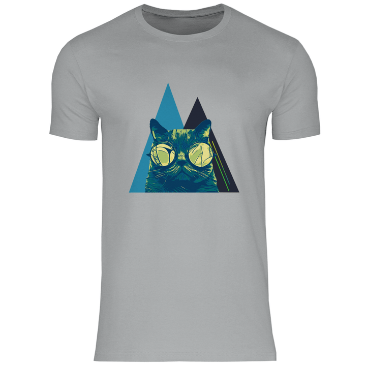 Coole Katze - Herren T - Shirt - Textilzauber