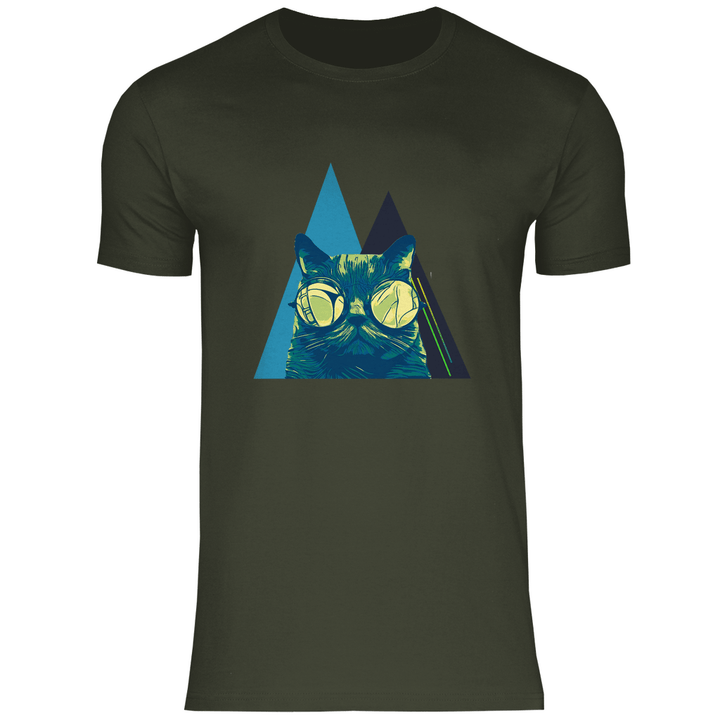 Coole Katze - Herren T - Shirt - Textilzauber
