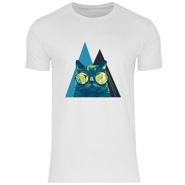 Coole Katze - Herren T - Shirt - Textilzauber