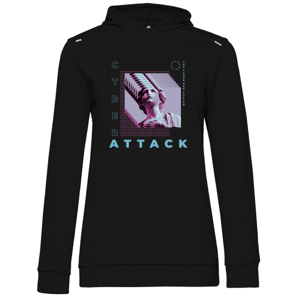 Cyber Attack - Damen Hoodie - Textilzauber
