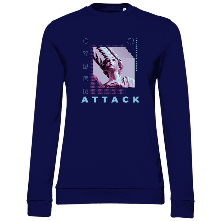 Cyber Attack - Damen Sweatshirt - Textilzauber
