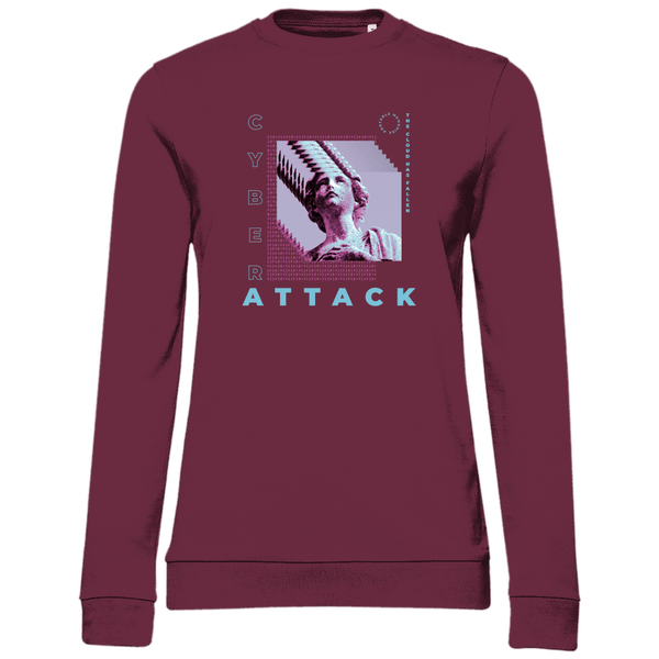 Cyber Attack - Damen Sweatshirt - Textilzauber