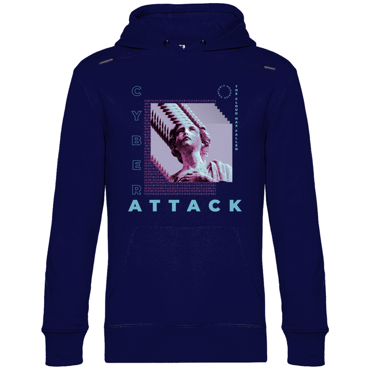Cyber Attack - Herren Hoodie - Textilzauber