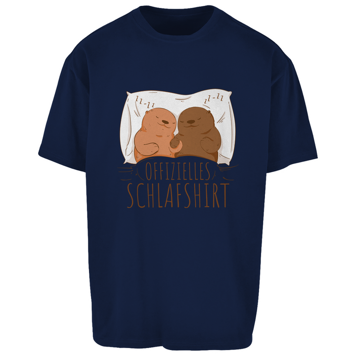 Otter Pärchen 2 Oversize Schlafshirt