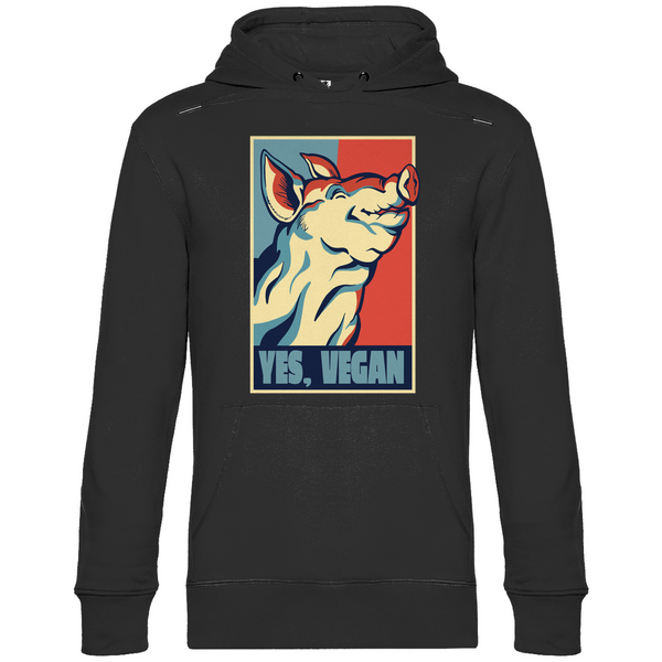 Yes, Vegan Schwein - Herren Hoodie
