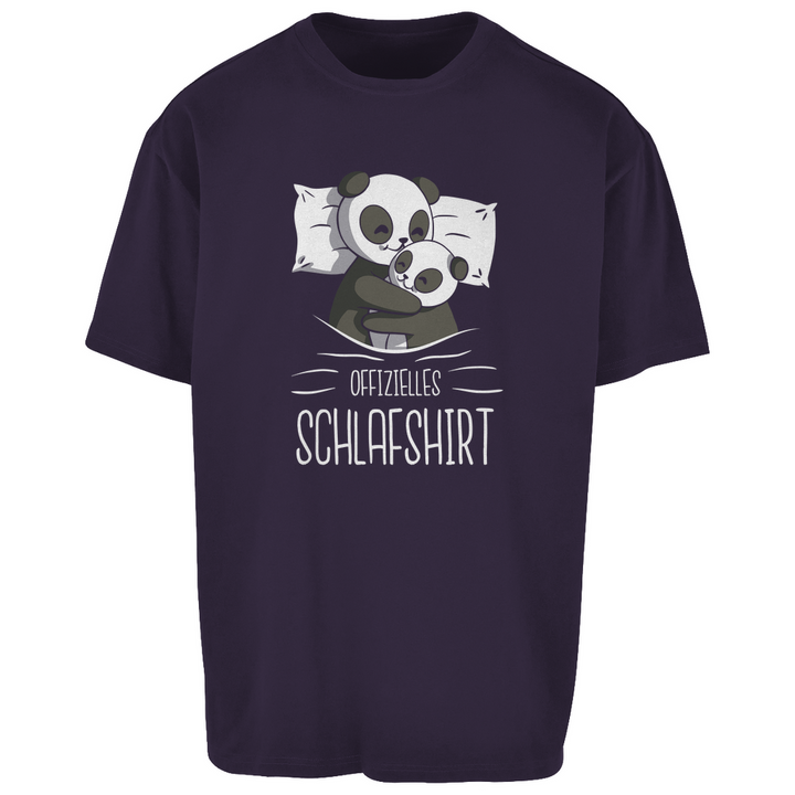 Pandas Oversize Schlafshirt