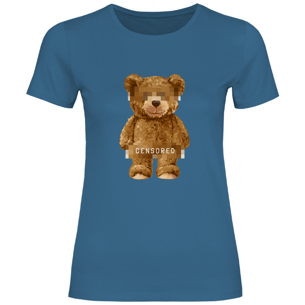 Zensierter Teddy - Damen T-Shirt