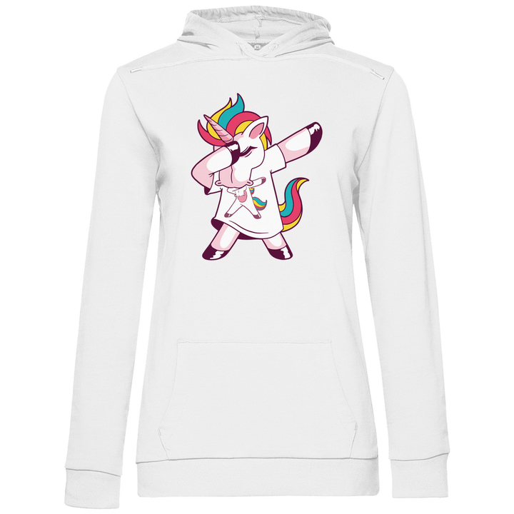 Dabbing Einhorn - Damen Hoodie - Textilzauber