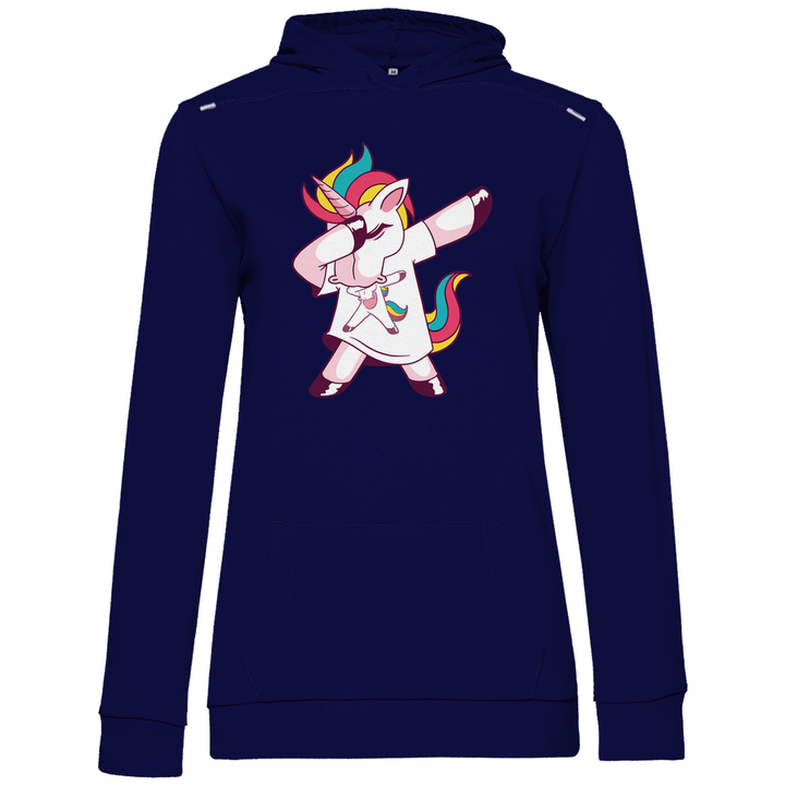 Dabbing Einhorn - Damen Hoodie - Textilzauber