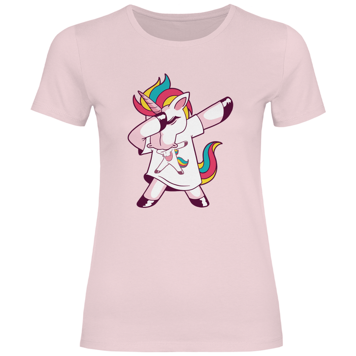 Dabbing Einhorn - Damen T - Shirt - Textilzauber