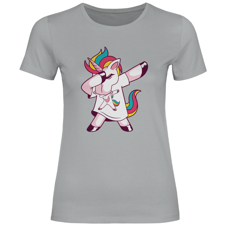 Dabbing Einhorn - Damen T - Shirt - Textilzauber