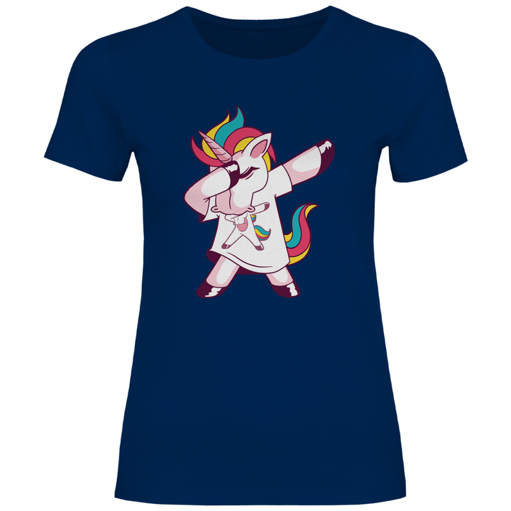 Dabbing Einhorn - Damen T - Shirt - Textilzauber