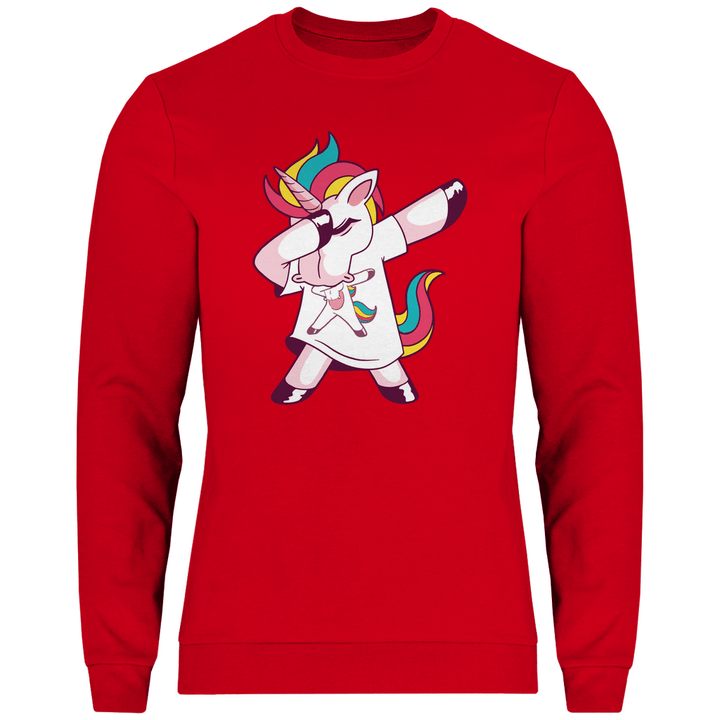 Dabbing Einhorn - Herren Sweatshirt - Textilzauber