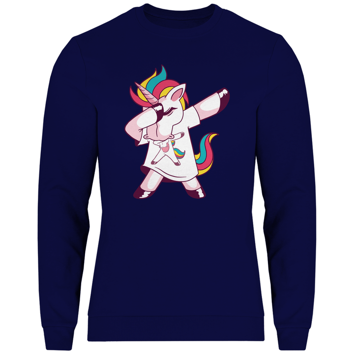 Dabbing Einhorn - Herren Sweatshirt - Textilzauber