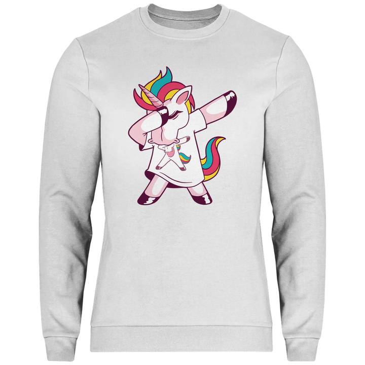 Dabbing Einhorn - Herren Sweatshirt - Textilzauber