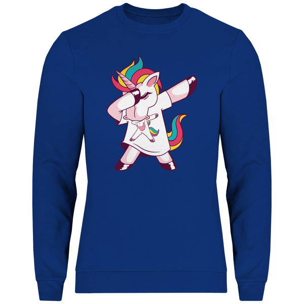 Dabbing Einhorn - Herren Sweatshirt - Textilzauber