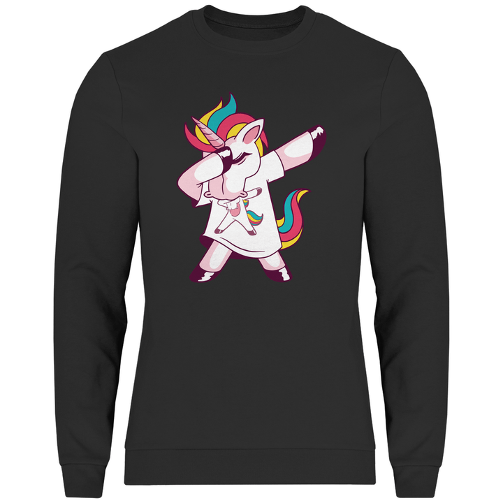 Dabbing Einhorn - Herren Sweatshirt - Textilzauber