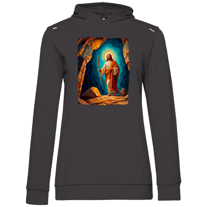 Der Auferstandene - Damen Hoodie - Textilzauber