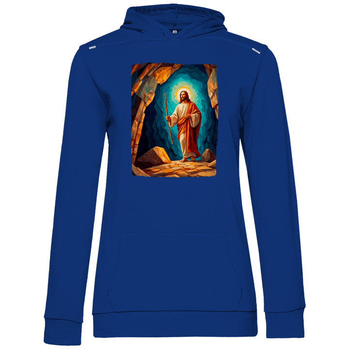 Der Auferstandene - Damen Hoodie - Textilzauber