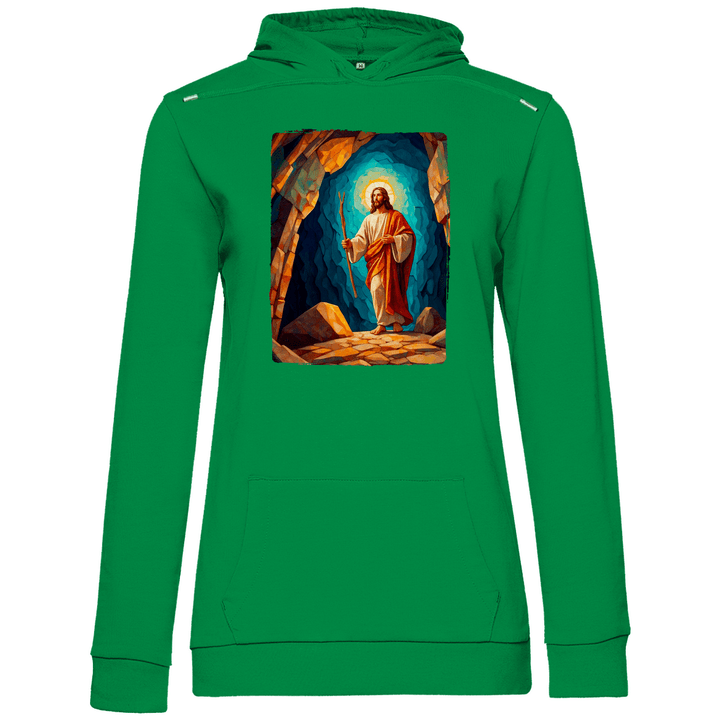 Der Auferstandene - Damen Hoodie - Textilzauber