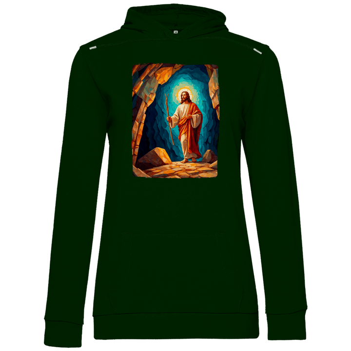 Der Auferstandene - Damen Hoodie - Textilzauber